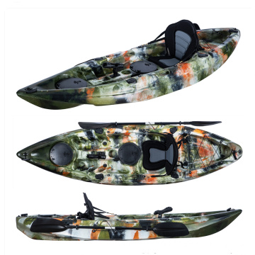 single sit on top fishing kayak with high seat,rail for fish tackles easy attaching